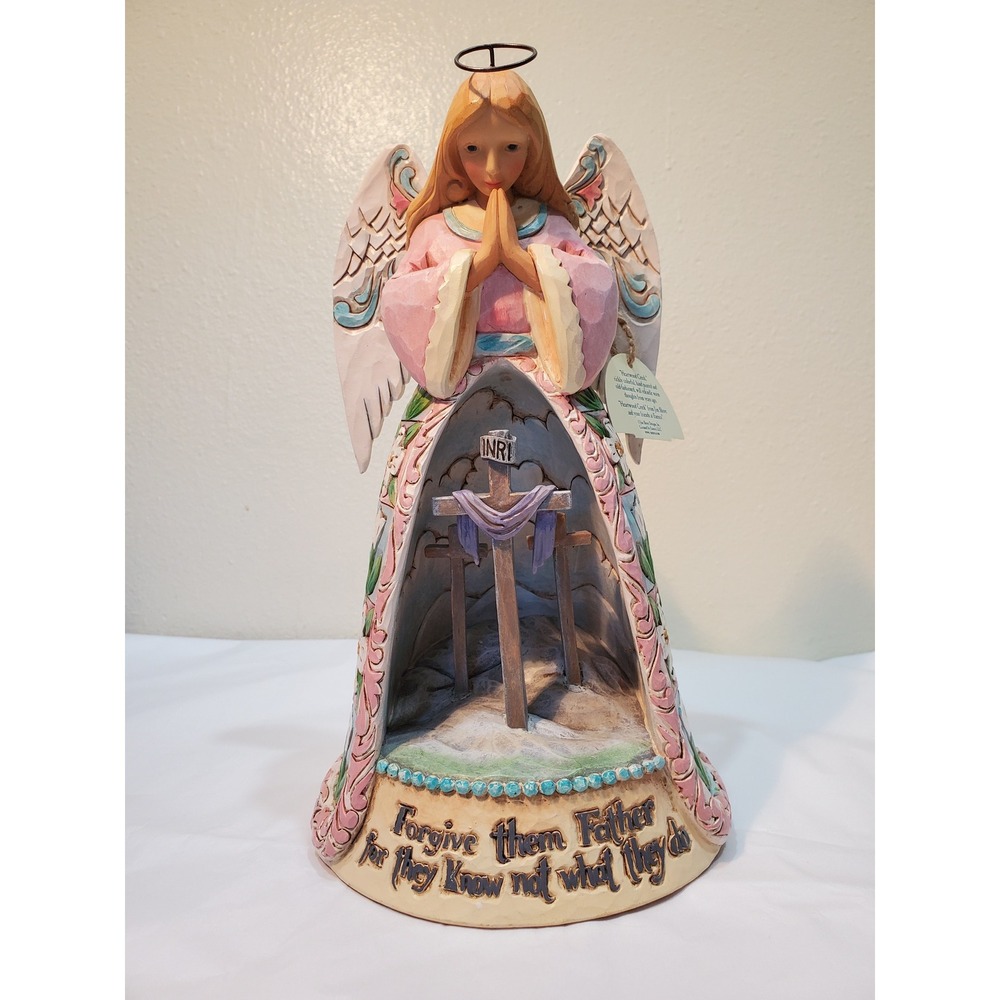 Jim Shore Heartwood Creek Always Forgiven Never Forsaken Angel Figurine 6003626
